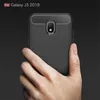 Samsung Galaxy J3 2018 Hülle Silikon Grau Carbon Optik Case Produktbild-Vorschau 9