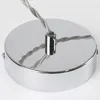 ZMH lampada a sospensione vintage portalampada E27 argento Anteprima dell’immagine prodotto 4