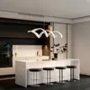 ZMH LED Pendelleuchte Weiße Esstisch  Hängelampe  Warmweiß Produktbild-Vorschau 11