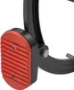 A close-up view of a red and black step for a pull-down attic ladder. Podgląd zdjęcia produktu