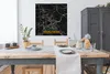 MuchoWow® Poster Sindelfingen - Gold - Stadtplan - Produktbild-Vorschau 3
