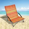 HI Strandstuhl Klappbar Orange 65 × 55 × 25/65 cm Produktbild-Vorschau 1