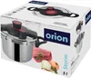 The image shows the packaging of a pressure cooker, with a picture of the product and some ingredients. Náhľad obrázku produktu