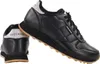 A pair of black Skechers sports shoes with silver accents on a white background. Produktbild-Vorschau