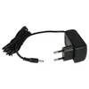 A black power adapter with a European plug and a DC barrel connector. Produktbild-Vorschau