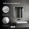 Zrkadlová skrinka s osvetlením Talos Silver Nova 60x70 cm Anteprima dell’immagine prodotto 14