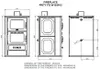 Watervoerende houtkachel met oven Prity FG W15 5,4 + 14,4 Productafbeelding-voorbeeld 5