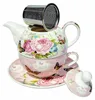 Teeservice Porzellantasse und Teekanne 400ml Geschenk für Produktbild-Vorschau 2