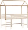 vidaXL Dach für Kinderbett 217x95,5x159 cm Massivholz Produktbild-Vorschau 3