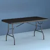 MultiGarden NZK-180S Skládací stůl 180 x 74 cm, černý Náhled obrázku produktu 8