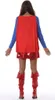 A person wearing a superhero costume, viewed from the back. Produktbild-Vorschau