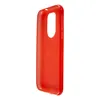 A red phone case is shown from the side against a white background. Produktbild-Vorschau