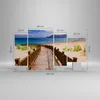Bild auf Leinwand - Leinwandbild - Ozean Strand Sand Ufer - Produktbild-Vorschau 3