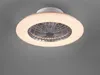 LED Deckenventilator STRALSUND Ø49cm Silber Fernbedienung Produktbild-Vorschau 10