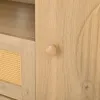 Merax szafka pod TV 175 cm drewniana z rattanową szufladą, Podgląd zdjęcia produktu 7