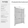 tectake® Taija clamp markýza různé velikosti hladký chod Náhled obrázku produktu 11