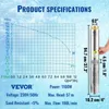 4-inch diepwaterpomp, 1100 W. Bronpomp, 190 liter per Productafbeelding-voorbeeld 7