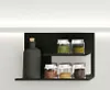 Naber 8041225 transFORM Ablage 4 für Relingsystem, schwarz Produktbild-Vorschau 1