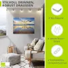 ARTland Wandbild Alu für Innen & Outdoor Sonnenaufgang über Produktbild-Vorschau 2