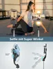 Selfie-Stick-Stativ mit 2 Fülllichtern, 114 cm verbessertes Produktbild-Vorschau 6