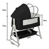 3 in 1 Beistellbett,Reisebett Baby mit Matratze,Babybett 6 Produktbild-Vorschau 1