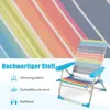 COSTWAY 2er Set Strandstühle klappbar leicht, Campingstühle Produktbild-Vorschau 4