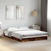vidaXL Rám postele bez matrace kouřový dub 140x200 cm Náhled obrázku produktu 2