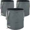 Relaxdays Laubsack, selbstaufstellend, 3er Set, 85 L, Pop Produktbild-Vorschau 1