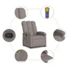 masážne kreslo vidaXL Taupe Fabric Náhľad obrázku produktu 8