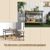 Servierwagen im Industrie-Design, wetterbeständig, 3 Haken, Produktbild-Vorschau 7