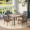 lot de 2 coussins de chaise pour l'extérieur imperméables Voir les images du produit 8