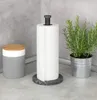 WENKO Küchenrollenhalter Mod. Marmor Schwarz, elegante Produktbild-Vorschau 5