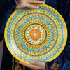 Lagan - Mehrob gelb А7, Rischtan-Keramik, Ø 37 cm Glasur Produktbild-Vorschau 5
