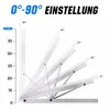 4X PV Halterung 118cm Verstärkter Solarmodul Geländer Produktbild-Vorschau 2