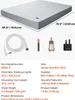 A diagram showing a mattress, grounding cord, and accessories with detailed specifications. Anteprima dell’immagine prodotto