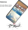 A smartphone case is shown falling onto a cracked surface, illustrating its protective qualities. Produktbild-Vorschau