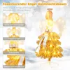 COSTWAY Arbre de Noël artificiel 157cm avec figure d'ange, Voir les images du produit 7