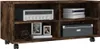 vidaXL TV-Schrank mit Rollen Räuchereiche 90x35x35 cm Produktbild-Vorschau 3
