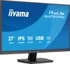 A marketing image of an Iiyama ProLite XU2793HSU monitor, displaying its features. Produktbild-Vorschau