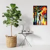 Obraz na plátne zamilovaný pár pod dáždnikom 80x120 cm Náhľad obrázku produktu 2