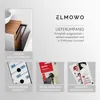 ELMOWO - Edelstahl Handtuchhalter ohne Bohren doppelt für 2 Produktbild-Vorschau 3