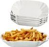 6x Frietjes XL miska na chipsy owalna biała miska na Podgląd zdjęcia produktu 1