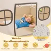 COSTWAY hrací domeček pro děti vnitřní, dětský stan se Náhled obrázku produktu 7