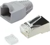 Logilink Steckverbinder CAT6 RJ45 100er Set, geschirmt,grau Voir les images du produit 1