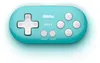 A turquoise 8BitDo Zero 2 Bluetooth gamepad is shown from a top-down perspective against a white and light gray background. Náhľad obrázku produktu