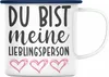Trendation - Lieblingsmensch Lieblingsperson Emaille Tasse Produktbild-Vorschau 1