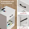 2x Nachttisch mit Steckdose & USB,LED Weiß Hochglanz Produktbild-Vorschau 6