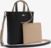 LACOSTE sac à épaule Anna Vertical Shopping Bag Black Warm Voir les images du produit 12