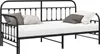 vidaXL Rama łóżka dziennego czarna 90 x 200 cm Stal Podgląd zdjęcia produktu 1