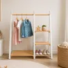 Relaxdays, věšák na oblečení pro děti, borovicové dřevo, Náhled obrázku produktu 3